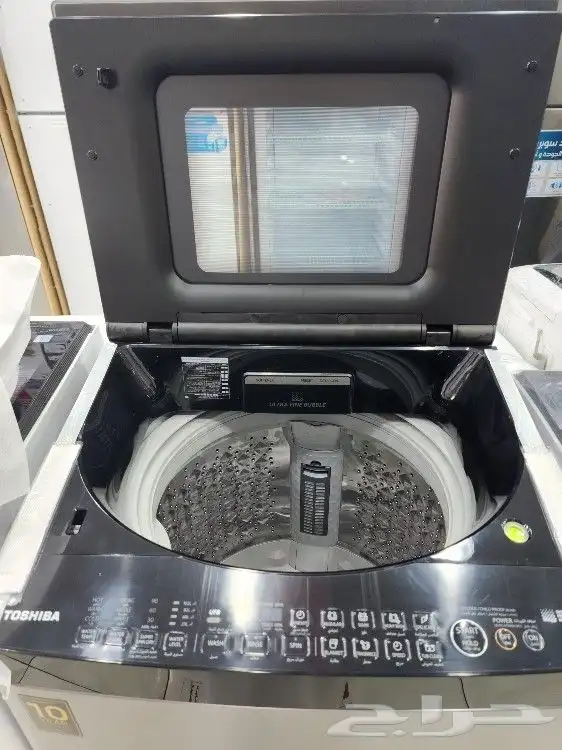 غسالة توشيبا اتوماتيك فتحة علوي استيل 13 كيلو 2