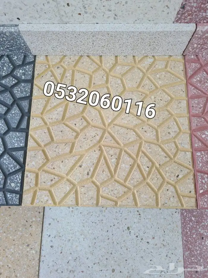بلاط كسر رخام عنكبوتي بلاط عنكبوتي بلاط احواش خارجي 4
