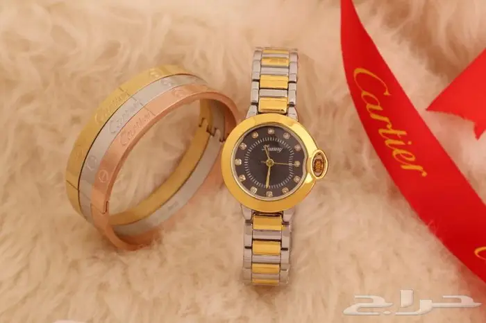 عرض مميز ساعة نسائي مع اكسسوار 3