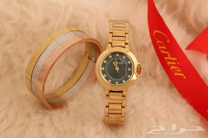 عرض مميز ساعة نسائي مع اكسسوار 5