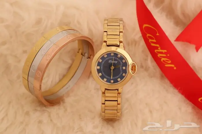 عرض مميز ساعة نسائي مع اكسسوار 6