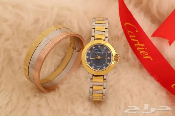 عرض مميز ساعة نسائي مع اكسسوار 8