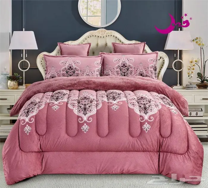 مفارش راقية فرو على مخمل مشجر 3