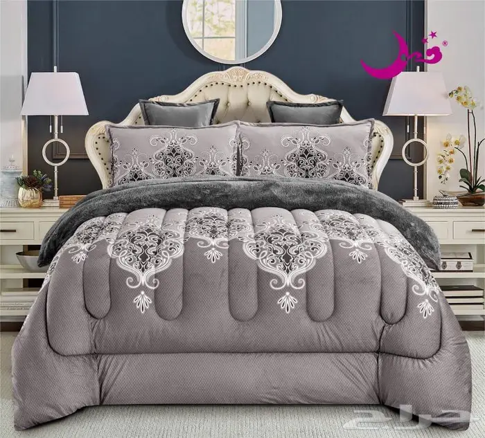 مفارش راقية فرو على مخمل مشجر 6