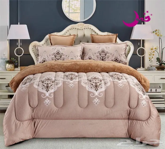 مفارش راقية فرو على مخمل مشجر 7