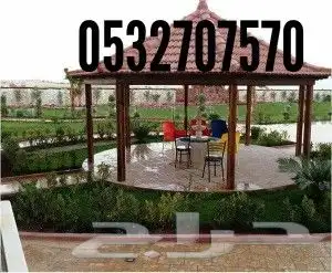 ديكور تراثي بناء مجالس تركيب قرميد 47