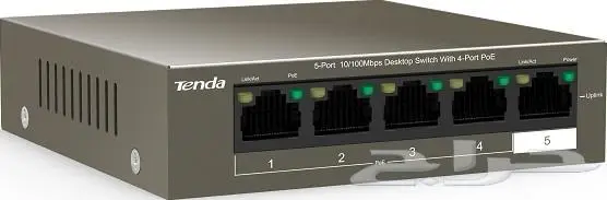 سويتش 5 منافذ من تيندا TEF1105P-4- PoE 2