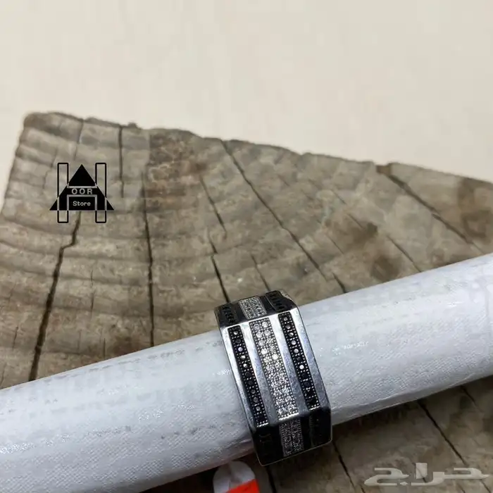 خواتم فضه ( Silver ) عيار 925 رجالي زركون درجة اولى 3