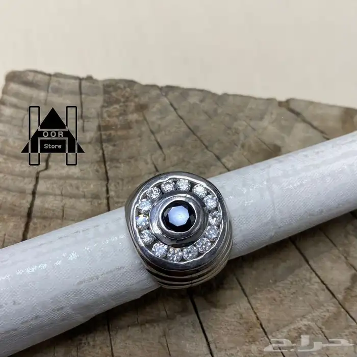 خواتم فضه ( Silver ) عيار 925 رجالي زركون درجة اولى 0