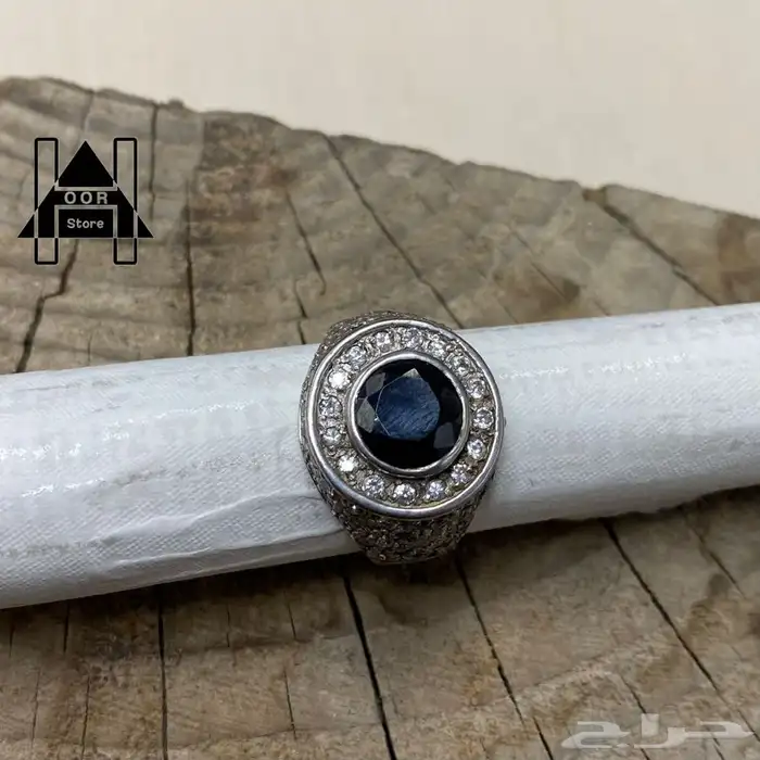 خواتم فضه ( Silver ) عيار 925 رجالي زركون درجة اولى 14