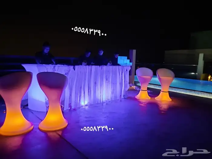 تاجير طاولات كوكتيل طاولات بار مضي هالوين 12