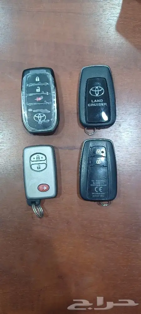 برمجة مفتاح ريموت لاندكروزر برادو كامري بصمة 0