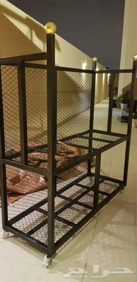 حامل اوسلة حطب مع شراع بمقاسات مختلفه   مدفئه حدايق وطاولات 4