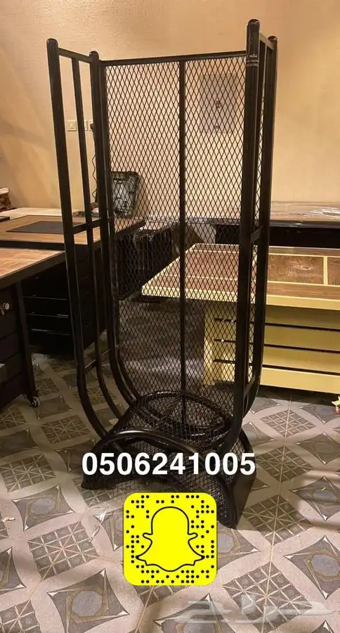 حامل اوسلة حطب مع شراع بمقاسات مختلفه   مدفئه حدايق وطاولات 23