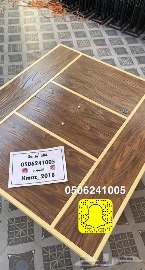 حامل اوسلة حطب مع شراع بمقاسات مختلفه   مدفئه حدايق وطاولات 31