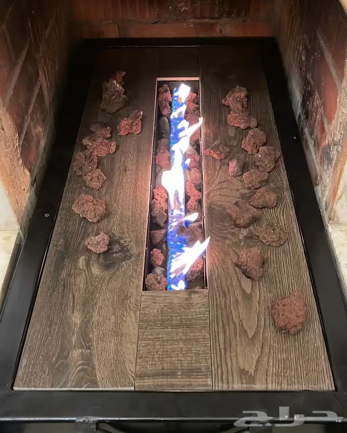 حامل اوسلة حطب مع شراع بمقاسات مختلفه   مدفئه حدايق وطاولات 36