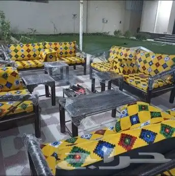 كراسي حديد وجلسات خارجية اثاث 16