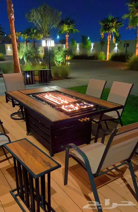 طاولات او منقد تدفئه سيراميك للحدايق ومنقل على الحطب 98