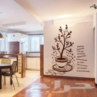 تصميم وطباعة استيكر لاصق لاجدران 1