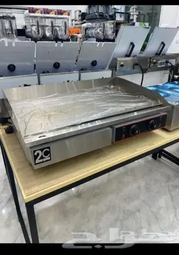 صاج جريل-برجر كهربائي 2C (تصميم أروبي) 12