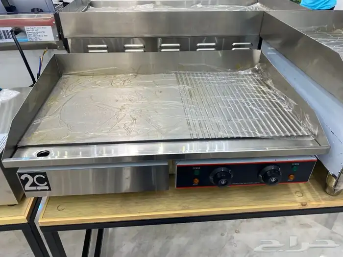 صاج جريل برجر كهربائي ( أوروبي ) بأحجام مختلفة 1
