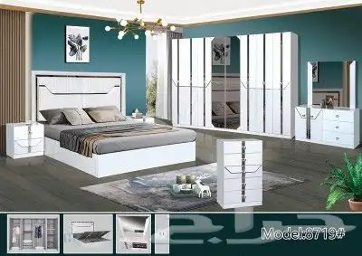 غرف نوم جديده بلكرتون مودرن مع مرتبه هديه 73