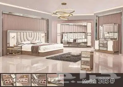 غرف نوم جديده بلكرتون مودرن مع مرتبه هديه 95