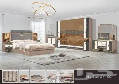 غرف نوم جديده بلكرتون مودرن مع مرتبه هديه 93