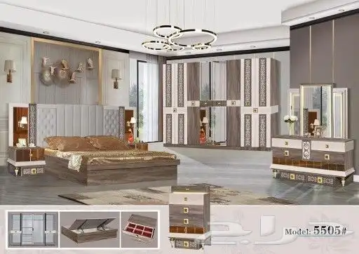 غرف نوم جديده بلكرتون مودرن مع مرتبه هديه 82