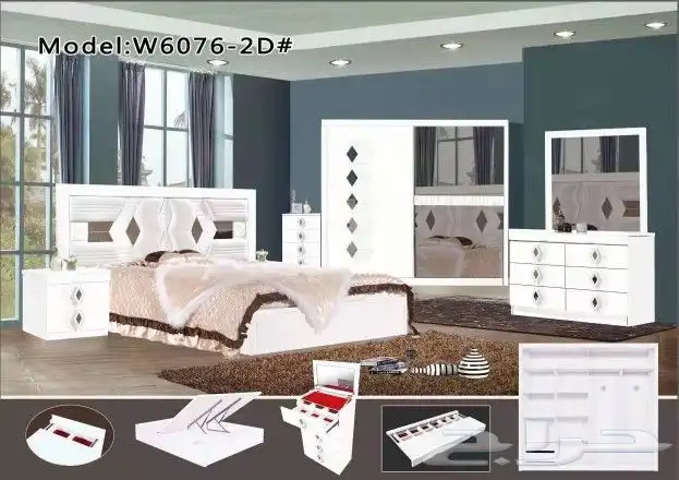 غرف نوم جديده بلكرتون مودرن مع مرتبه هديه 17