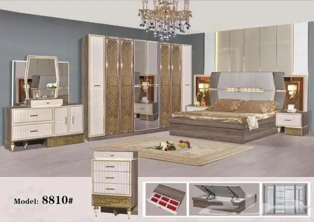 غرف نوم جديده بلكرتون مودرن مع مرتبه هديه 80