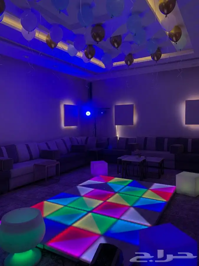 تجهيز حفلات طاولات وكراسي واضاءات 3