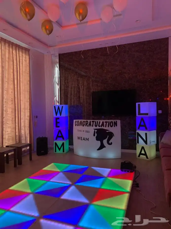 تجهيز حفلات طاولات وكراسي واضاءات 7