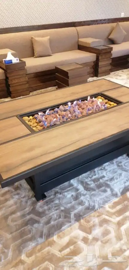 مشب غاز متنقل طاوله سراميك حاتم 11