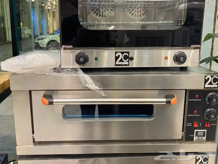 فرن بيتزا باب واحد وبابين حجر 4