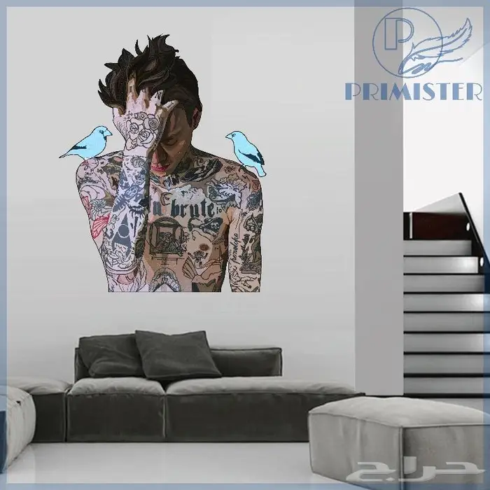 استكر جداري تاتو جداري ورق جدران 15