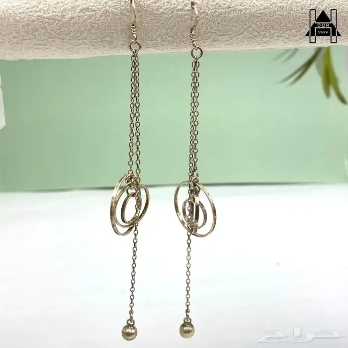 حلقان فضة إسترليني عيار 925 33