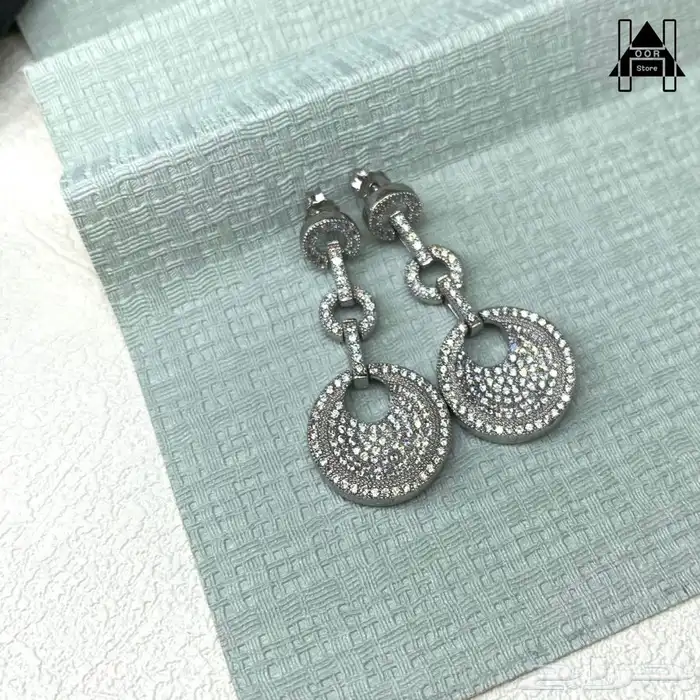 حلقان فضة إسترليني عيار 925 3