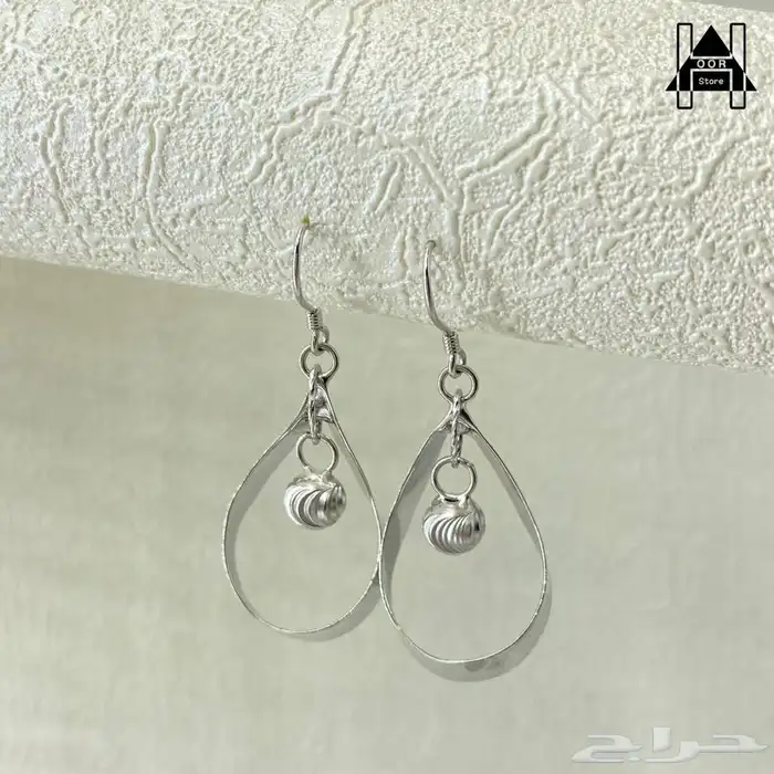 حلقان فضة إسترليني عيار 925 14