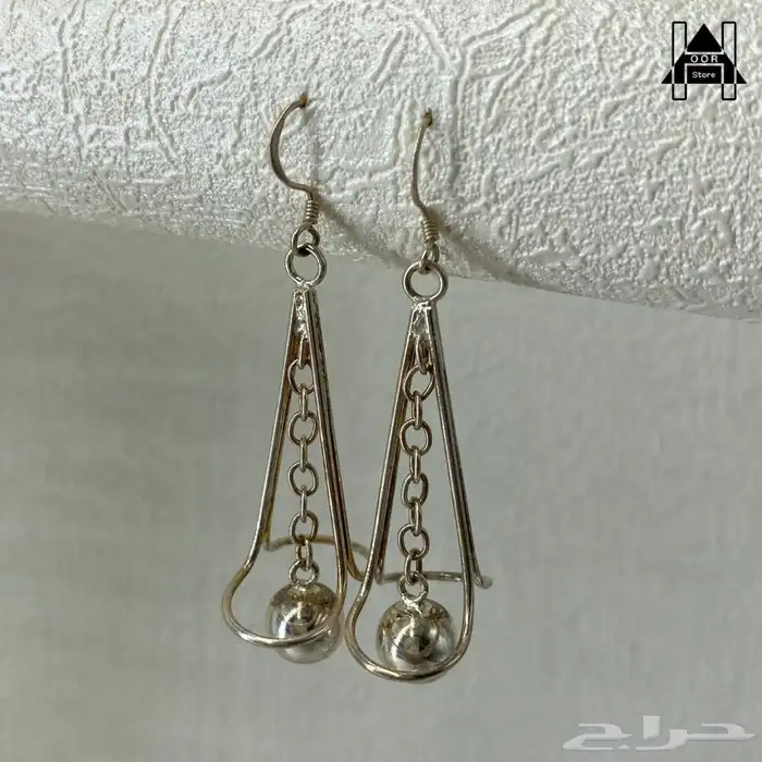 حلقان فضة إسترليني عيار 925 17