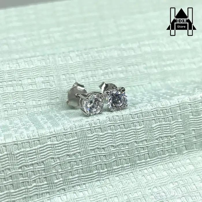 حلقان فضة إسترليني عيار 925 10