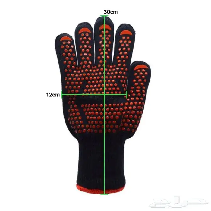 قفاز ضد النار واللهب والجمر لحمل القدور والاسياخ الحاره 5