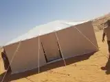تجهيز مخيمات خيام بيوت شعر غرف خشب دورات مياه 1