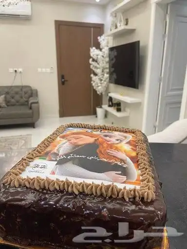 كيكة بطباعة صورة او عبارة عليها 10