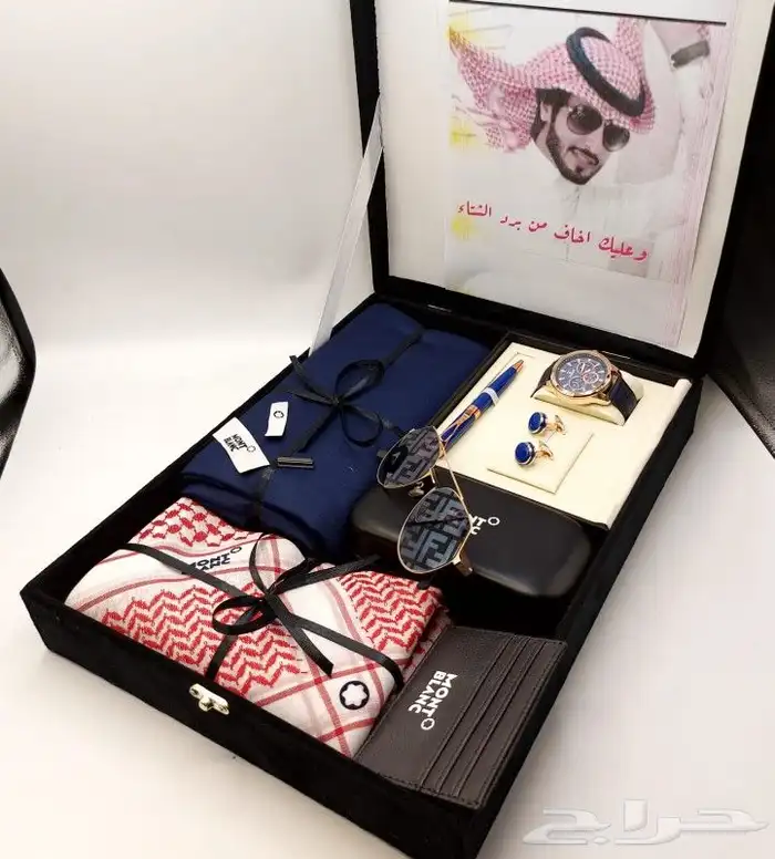 طقم رجالي فخم ومميز ماركه مونت بلانك 9