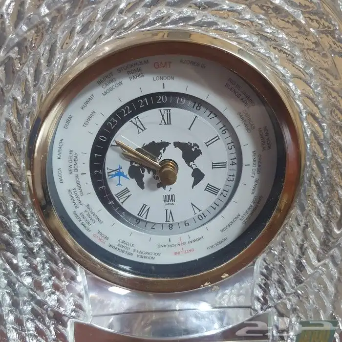 للبيع ساعه يابانيه للتوقيت العالمي 10