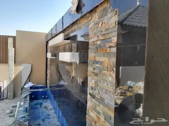 تصميم حدائق وتركيب حجر 7