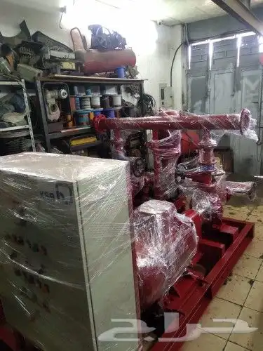 مضخة حريق KSB الماني 750 جالون 10بار 100 حصان 2