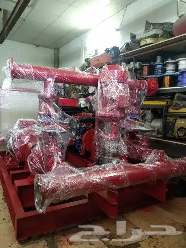 مضخة حريق KSB الماني 750 جالون 10بار 100 حصان 0