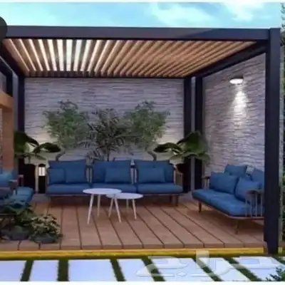 عشب صناعى وجلسات بجازان 1
